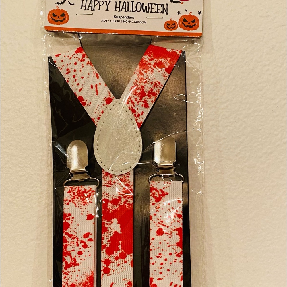 Bloody suspenders Halloween Costumes Accessory